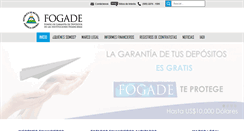 Desktop Screenshot of fogade.gob.ni