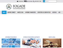 Tablet Screenshot of fogade.gob.ni